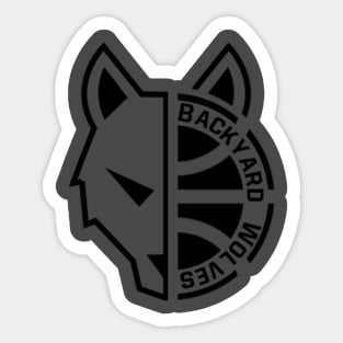 Backyard Wolves Sticker